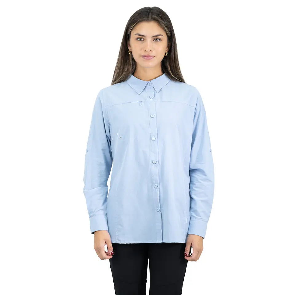 Camisa HW Duck Dry Mujer Celeste 1