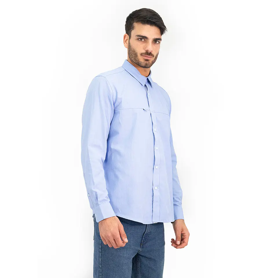 Camisa Quebec Vancouver Celeste 1