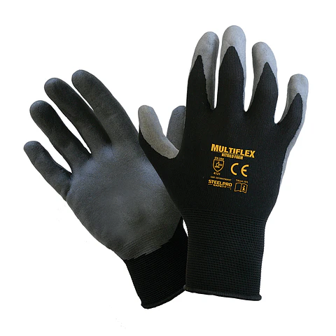 Guante Multiflex Poliester Nitrilo Foam Steelpro