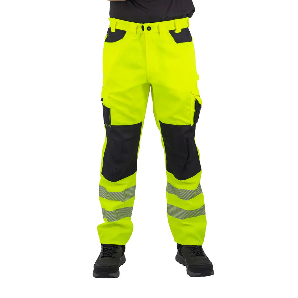 Pantalon Cargo HW Dakota Amarillo Fluor 1