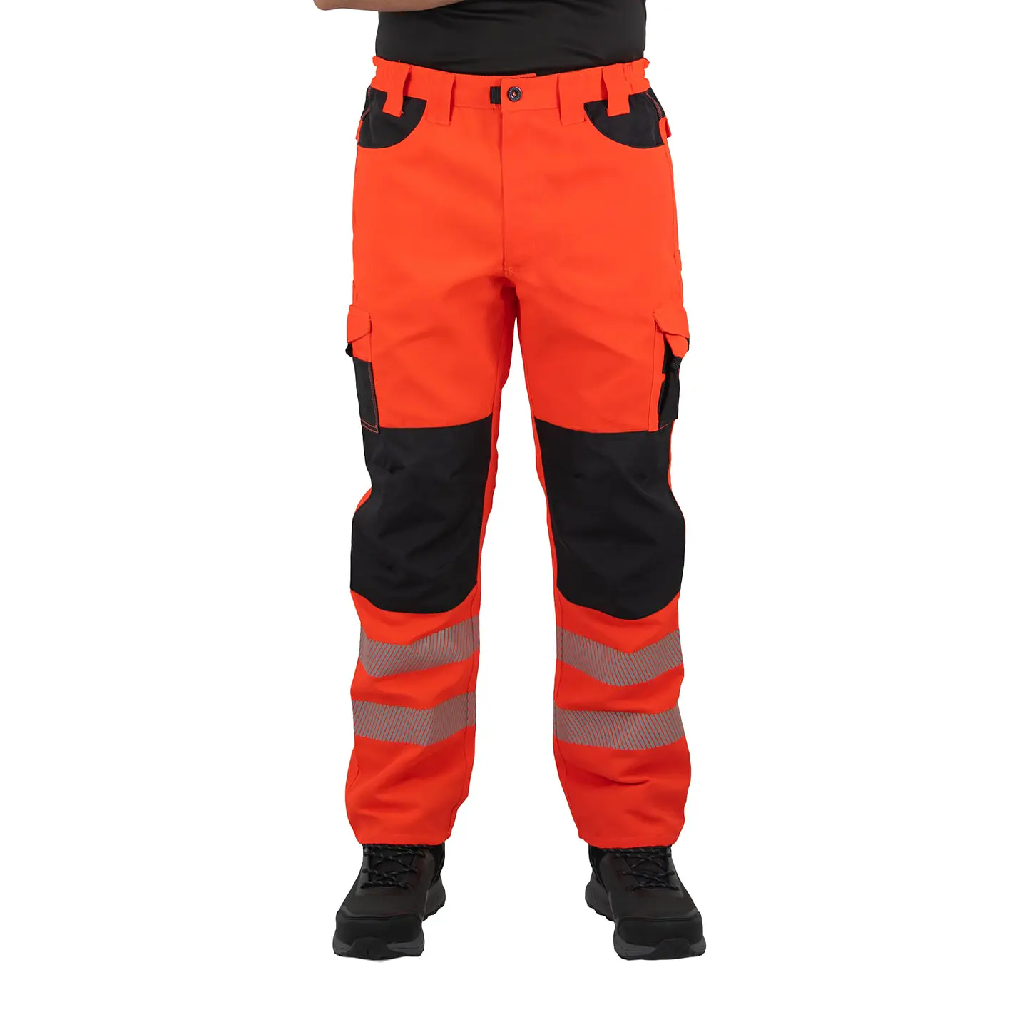 Pantalon Cargo HW Dakota Rojo Fluor 1