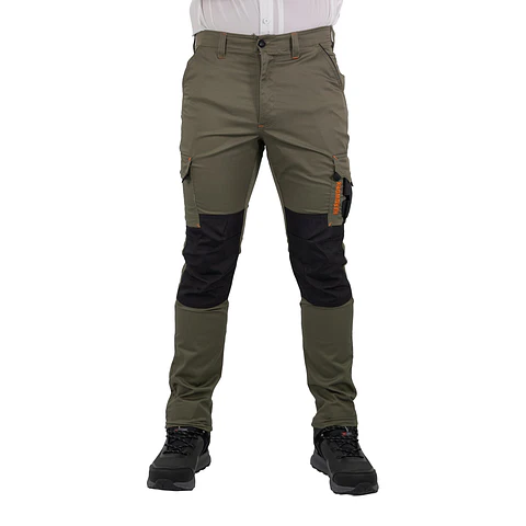 Pantalon Cargo HW Dakota Spandex Verde Oliva