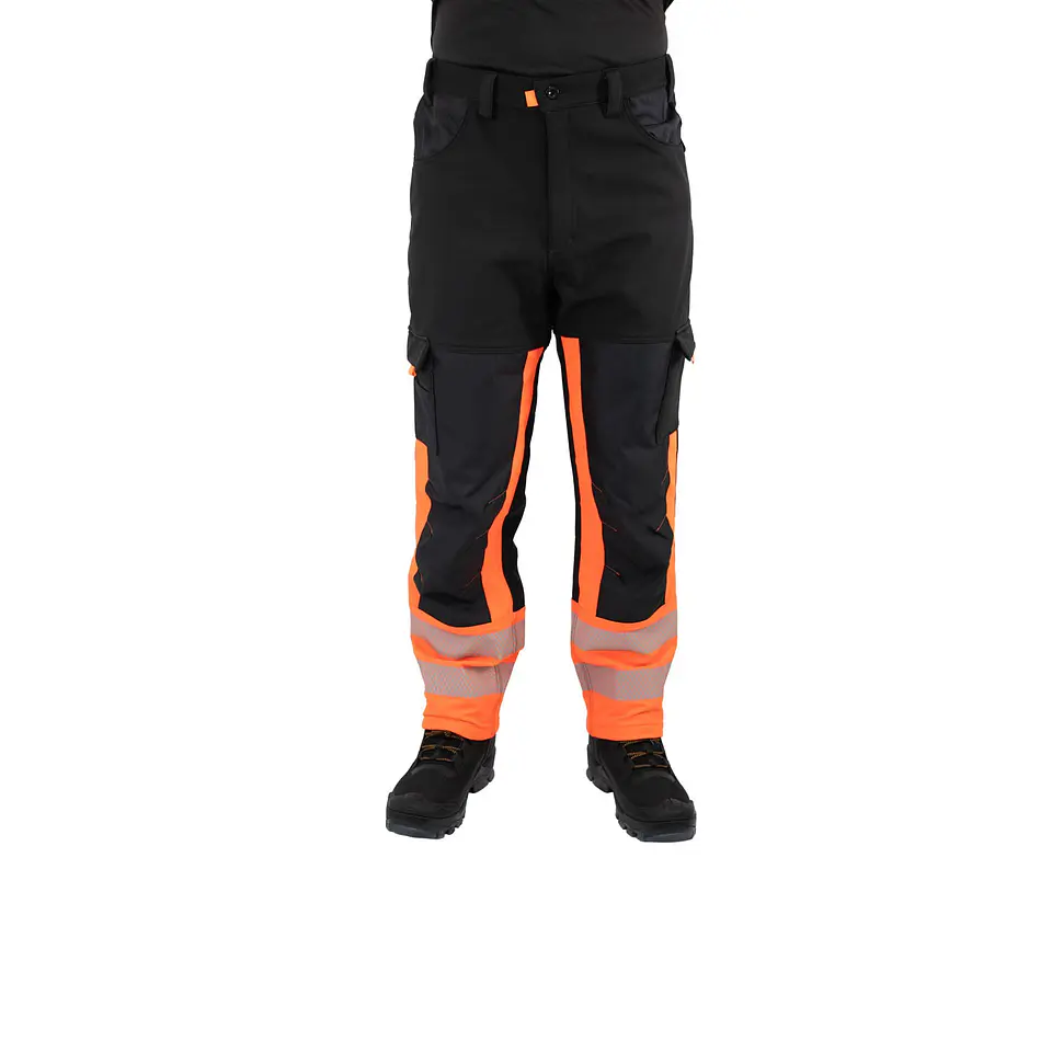 Pantalon Softshell HW Oklan Rojo Fluor 1