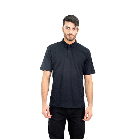 Polera Pique Quebec Manga Corta Negro