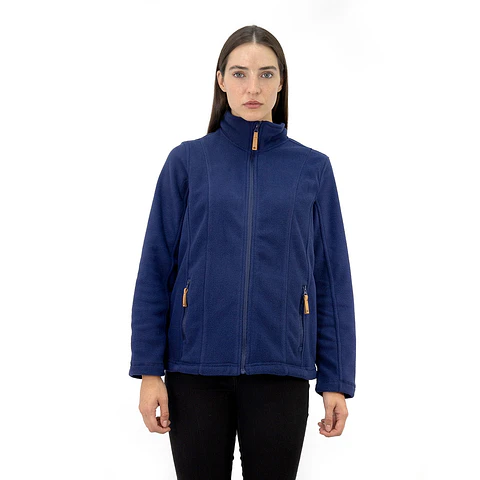 Polar Quebec Pardo Mujer Azul