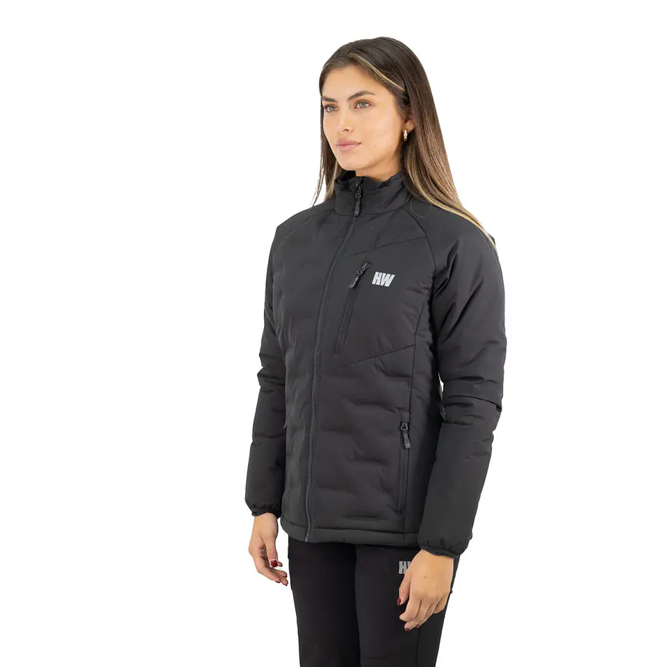 Parka Insulada HW Explorer S/ Gorro Mujer Negra 1