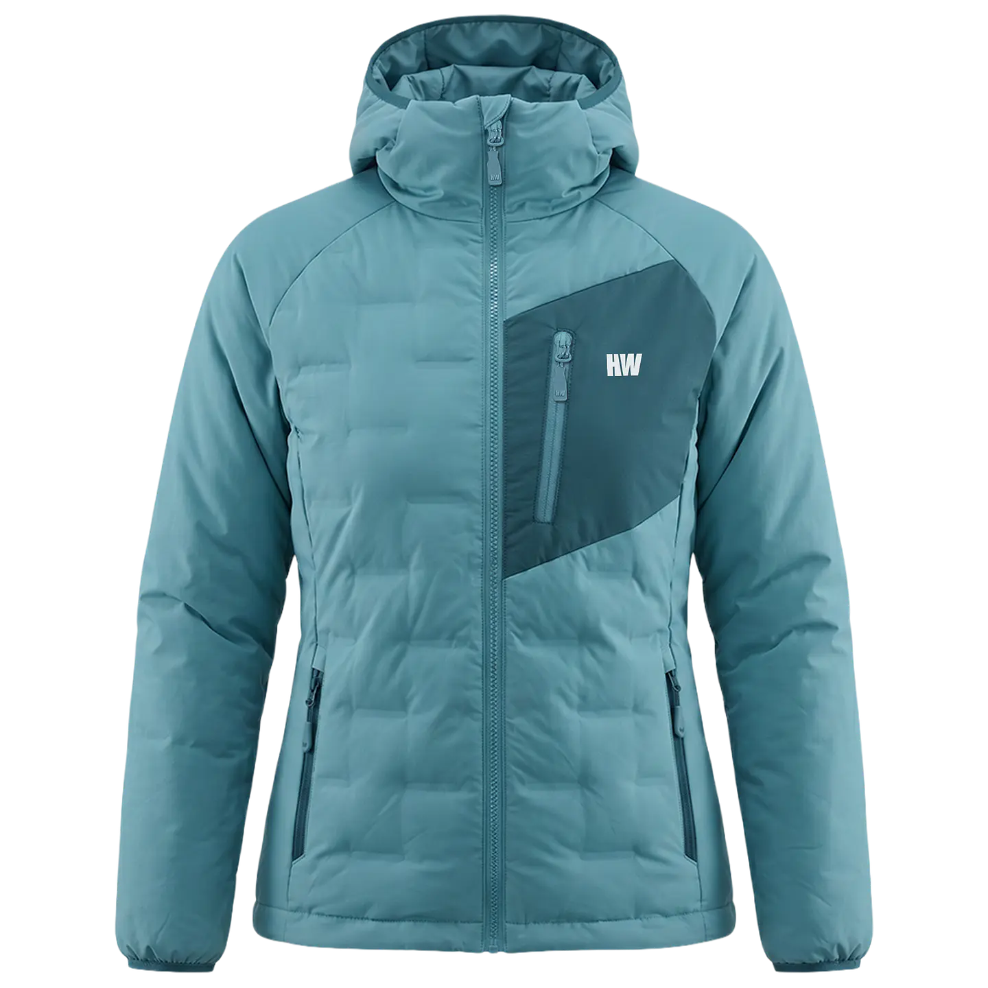 Parka Insulada HW Explorer Mujer Aqua 1