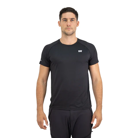 Polera Dry Fit HW Spx Manga Corta Hombre Black
