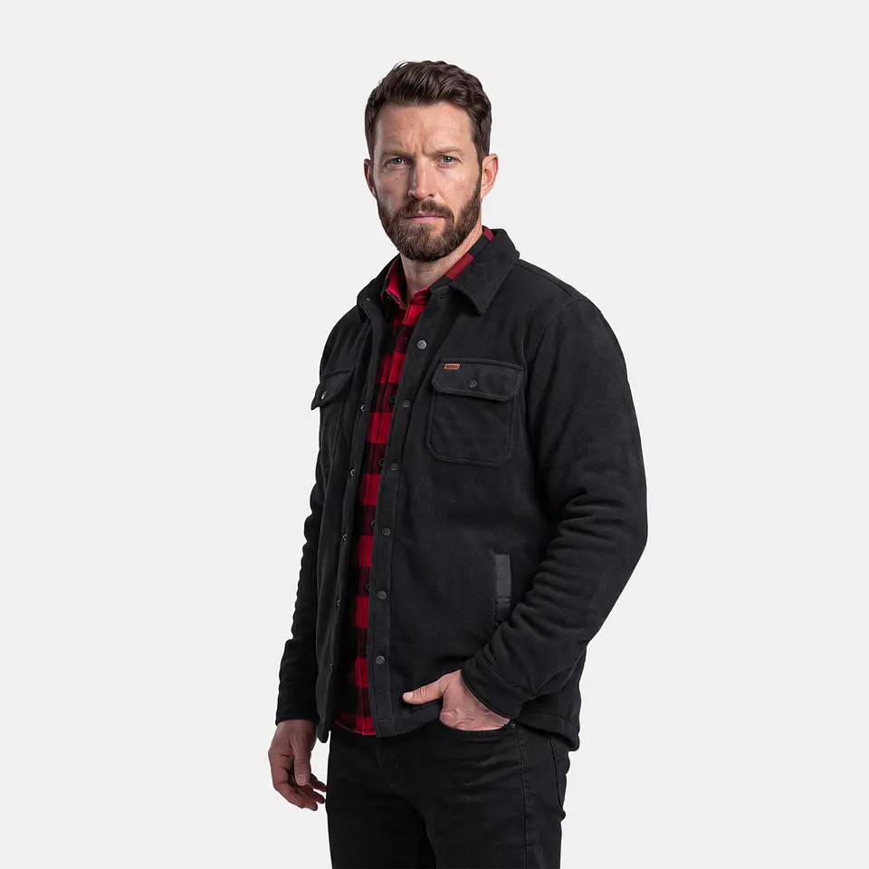 Chaqueta Polar Quebec Grizzly Negro 1