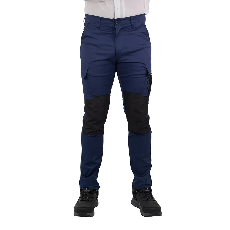 Pantalon Cargo HW Dakota Spandex Deep Blue 1