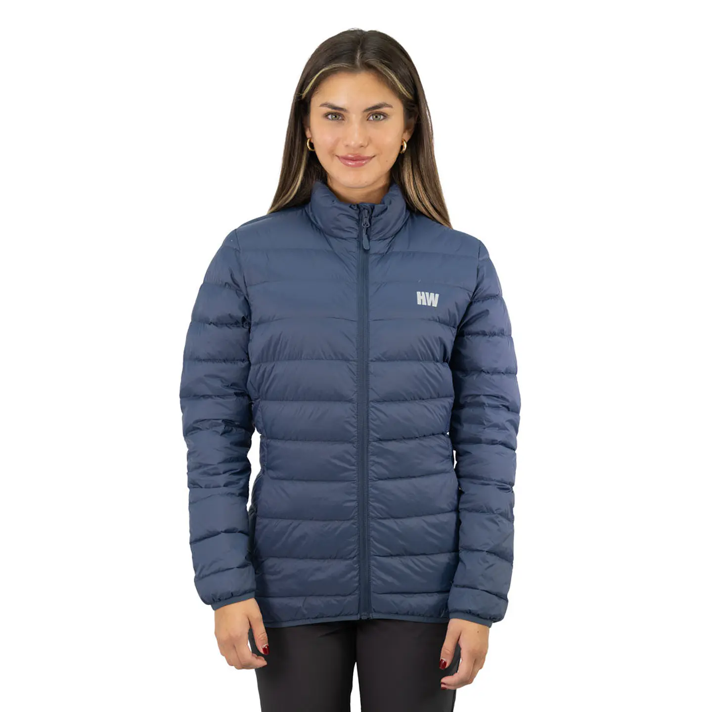 Parka Pluma Pullay PRO Mujer Azul HW 1