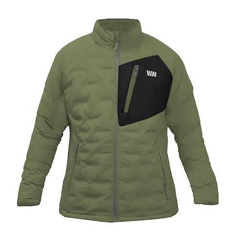 Parka Insulada HW Explorer S/ Gorro Mujer Verde Oliva