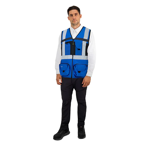 Chaleco Geologo Alaska Xpert Hombre Azul