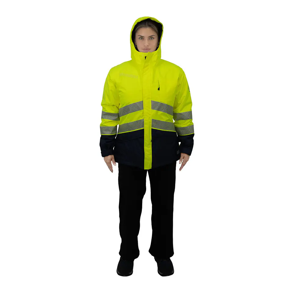 Parka HW Artica Mujer Amarillo Fluor 1