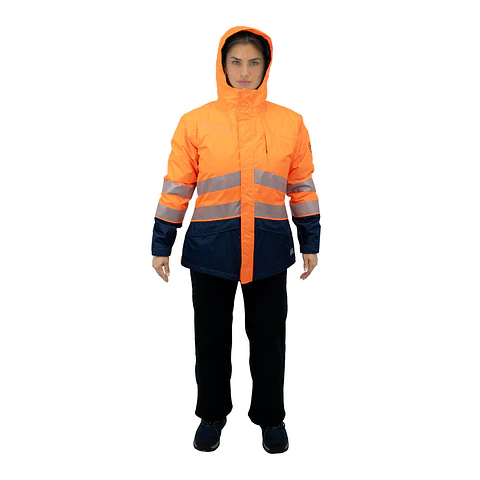 Parka HW Artica Mujer Naranjo Fluor