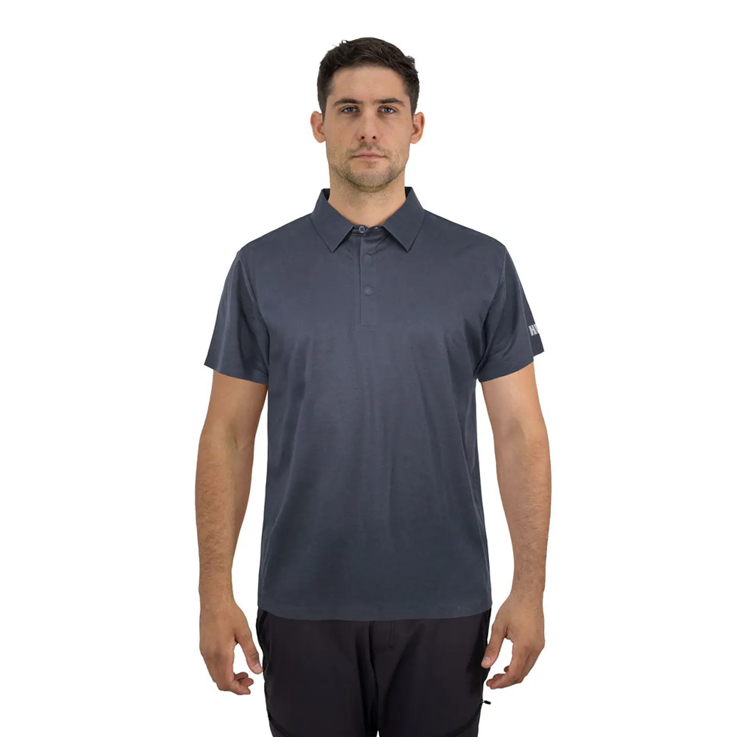 Polera HW Windsor Manga Corta Gris 1