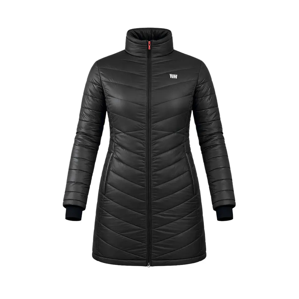 Parka Larga HW Aurora Mujer Negro 1