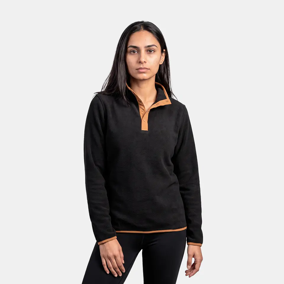 Polar Quebec Mack Mujer Negro 1