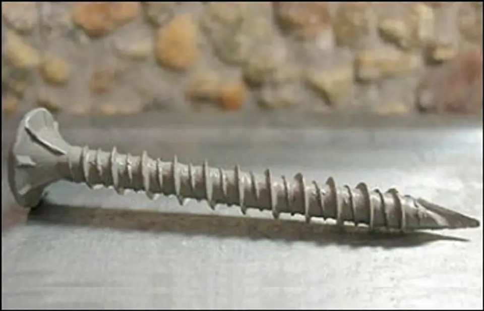 Tornillo Avellanante Fibrocemento / Internit Punta Espada #10 x 1 1/4