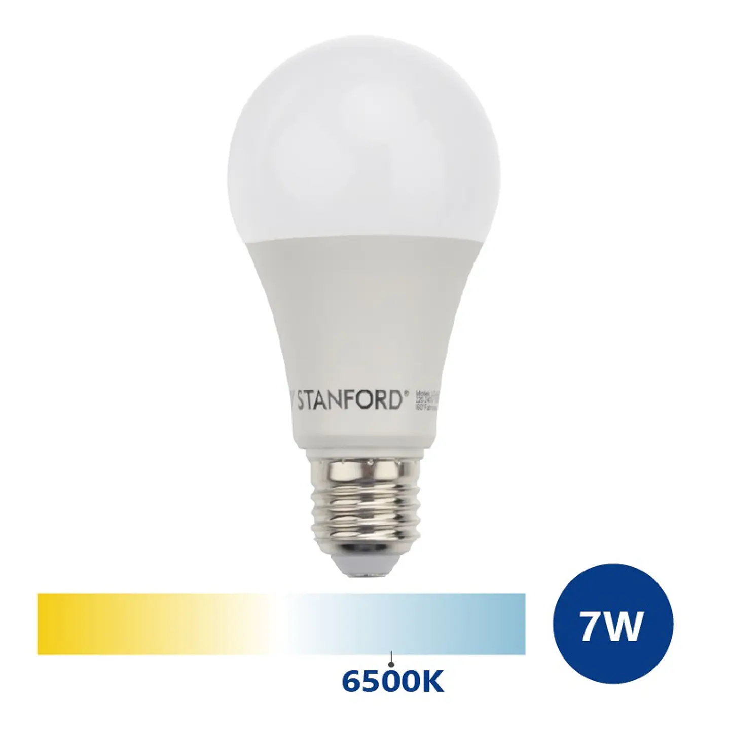 Ampolleta LED A60 Clasica 7W/6500K/E27 Stanford 1