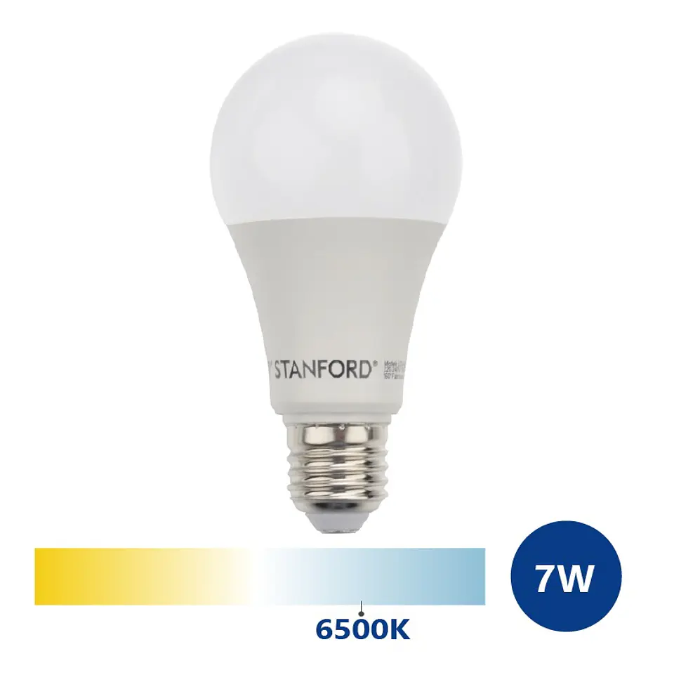 Ampolleta LED A60 Clasica 7W/6500K/E27 Stanford 1