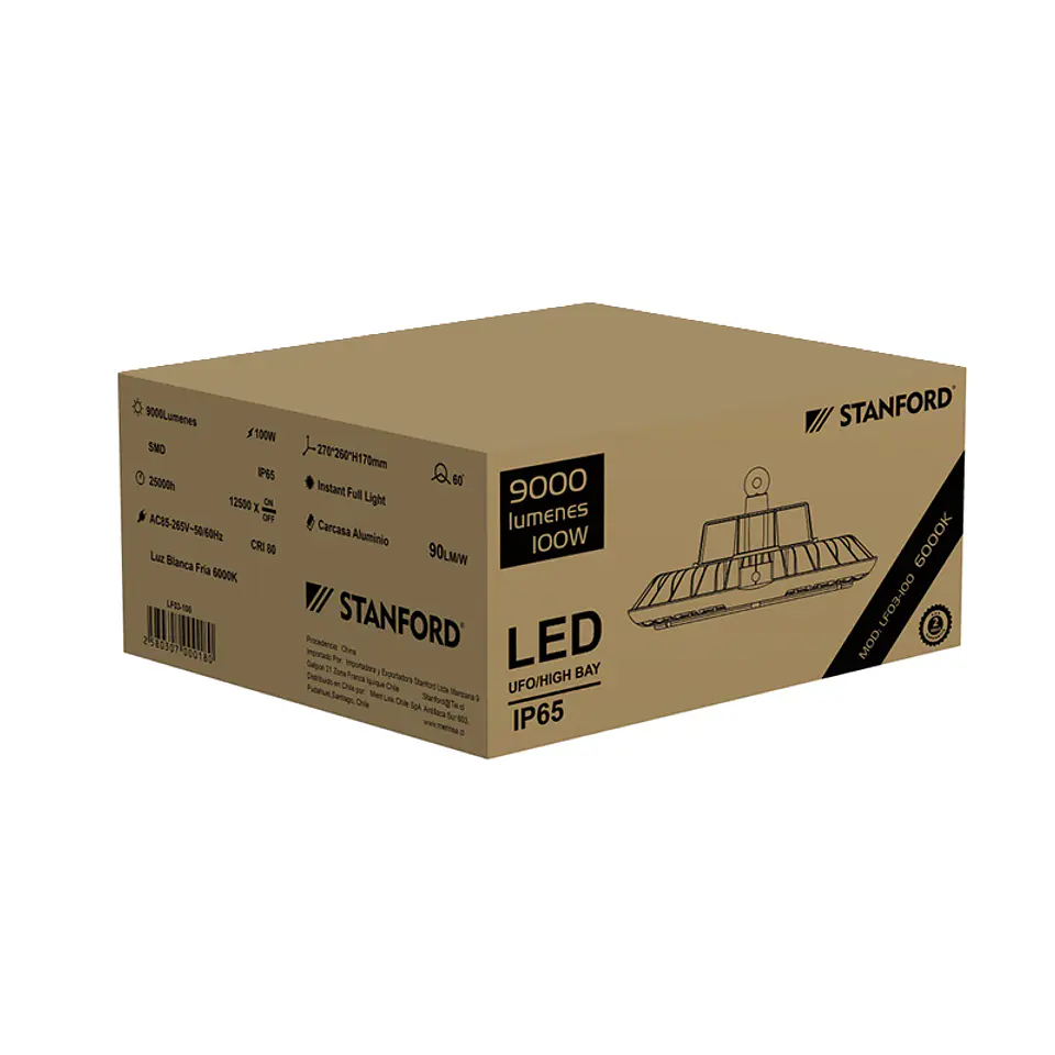 Campana LED Ufo 100W 6500K Stanford 1