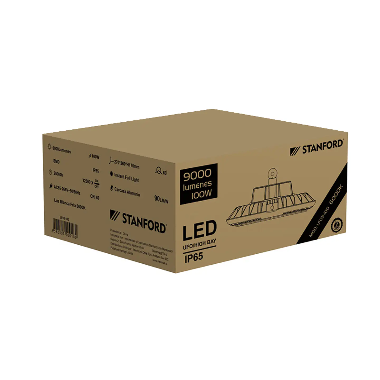 Campana LED Ufo 200W 6500K Stanford 1