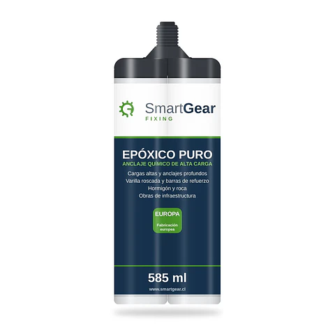 Anclaje químico epóxico puro alta carga SmartGear FIXING 585 ml · A pedido