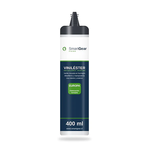Anclaje químico viniléster SmartGear FIXING 400 ml gris · A pedido