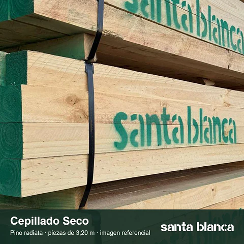 Pino Cepillado Seco 2" x 3" x 3,20 m · Santa Blanca