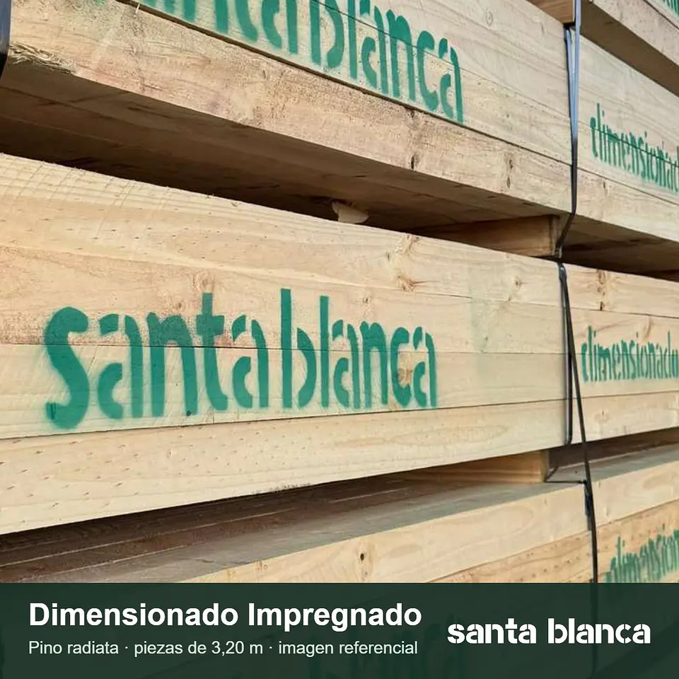 Pino Dimensionado Impregnado 1