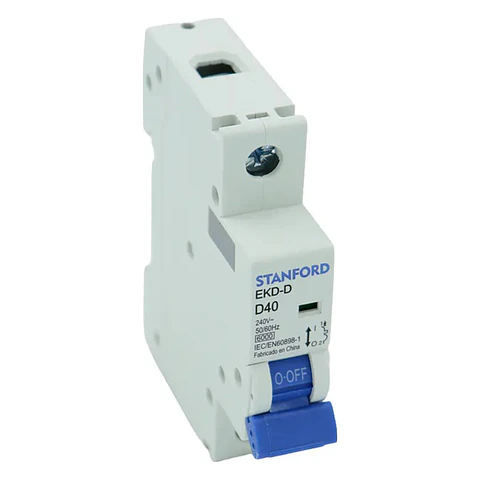 Interruptor Automatico 6KA. Curva D. 1X40A Stanford