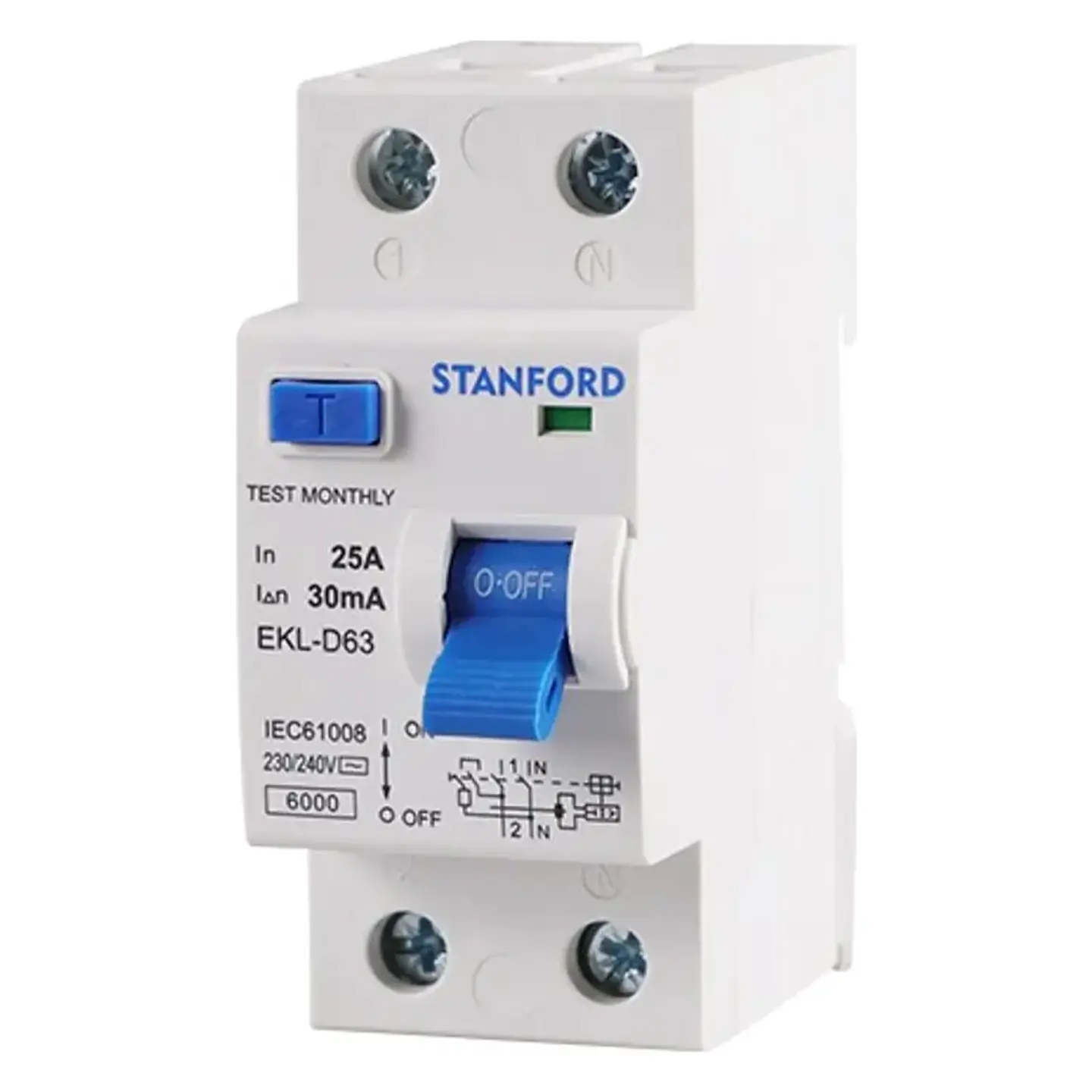 Interruptor Diferencial 2X25A 30MA Stanford 1