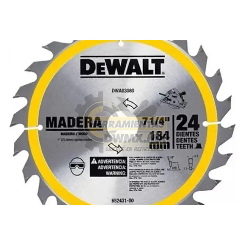 DeWalt Disco Sierra Circular 7 1/4