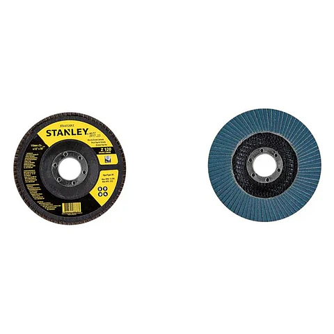 Stanley Disco Lija Flap Zirconia 4.5" Z120 (Caja x 10) STA4120FZ