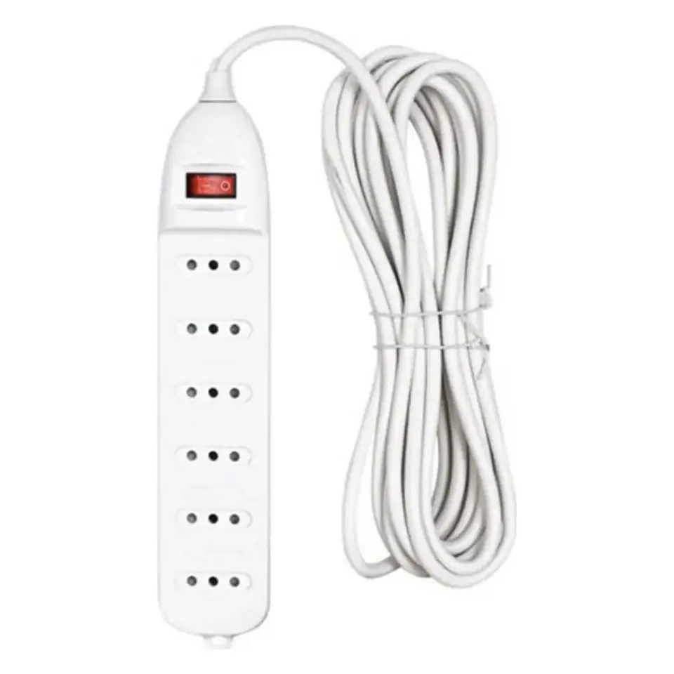 Alargador de 6 Tomas C/interruptor 3M Stanford 1