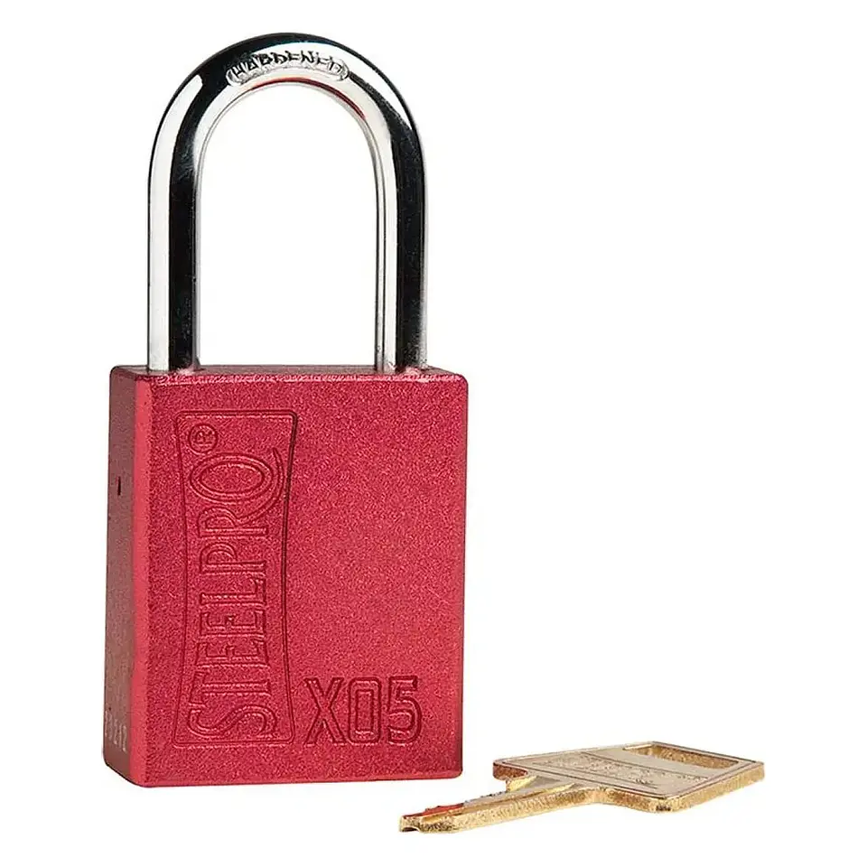 Candado Lock Out Steelpro X05 Rojo 1