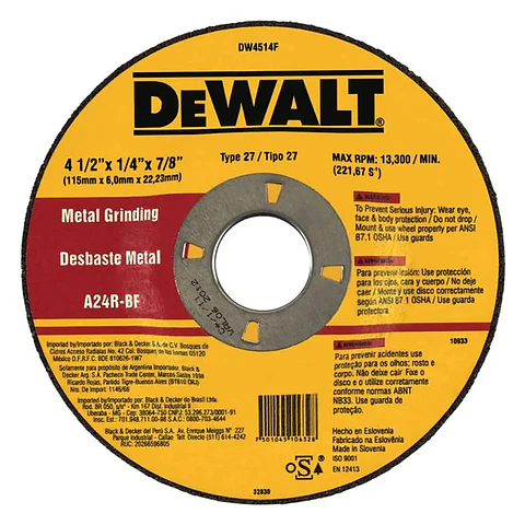 D. Desbaste Metal Premium Dw 115X6MM DeWalt