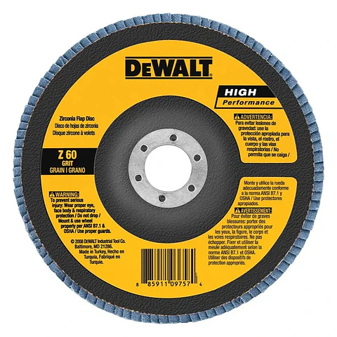 Disco Traslapado Dw Zirconia 180mm Z60 DeWalt