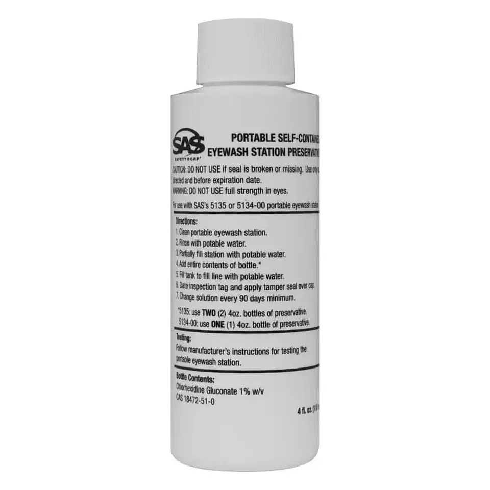 Preservante para Lavaojos Portatil 4 Oz (5136) Steelpro 1