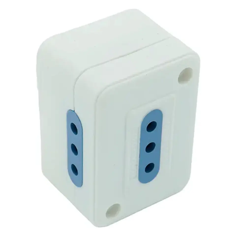 Enchufe Triple Plastico Stanford 1