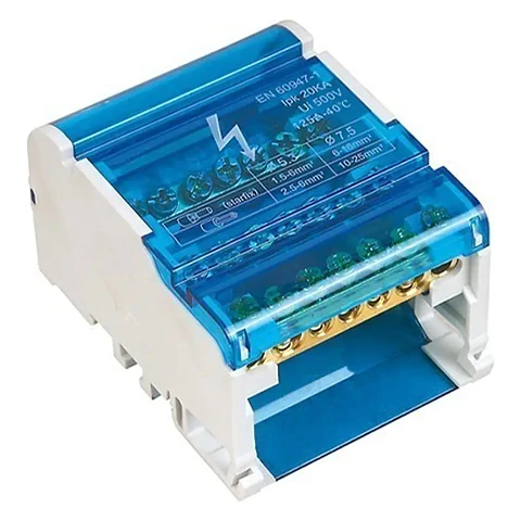 Barra Repartidora Tetrapolar 7 Polos 500VAC.20KA Stanford