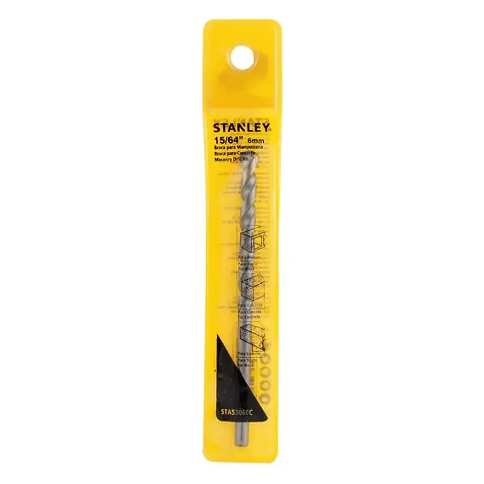 Broca Percusión 6x100mm Stanley 1