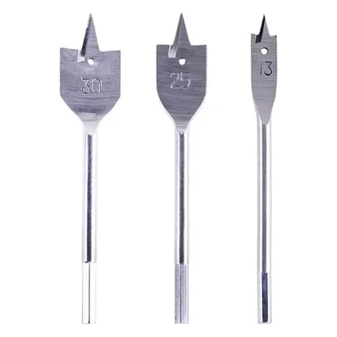 Juego 3 Brocas Madera Tipo Paleta Black+Decker - Ø 13/20/25 Mm