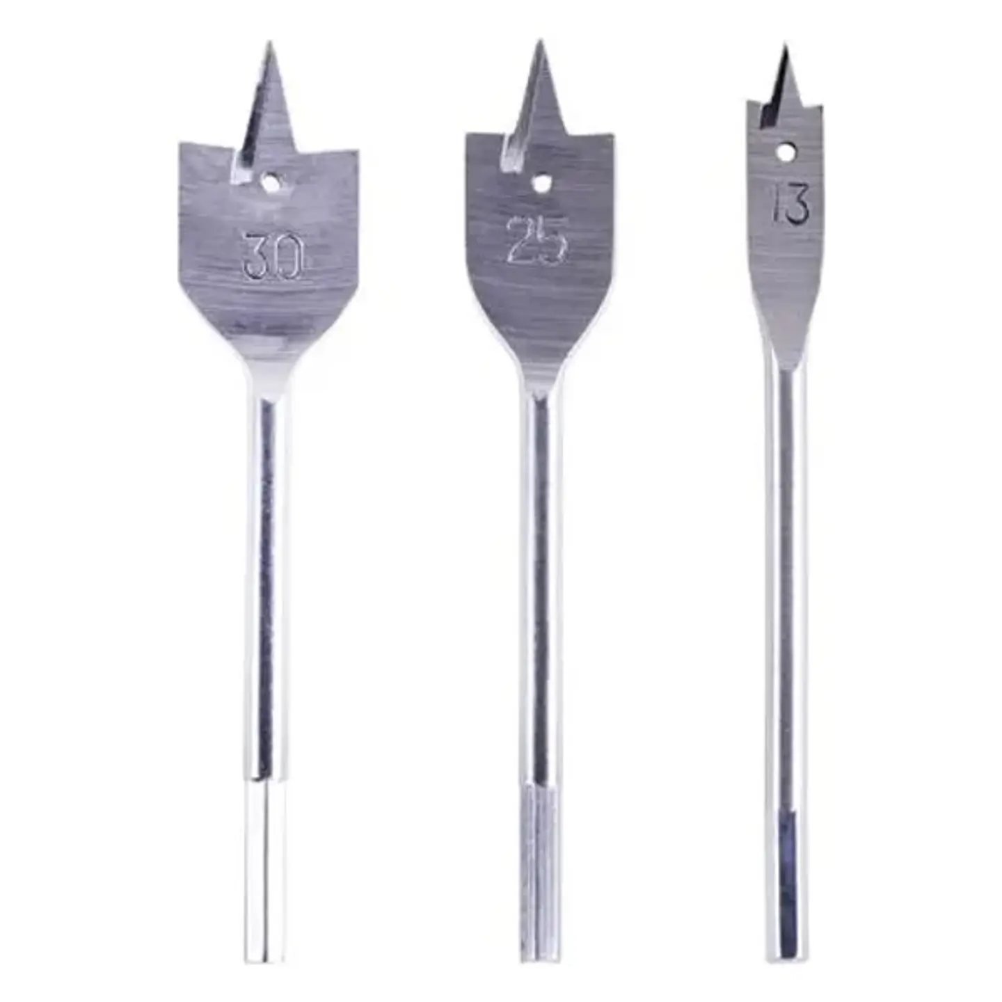 Juego 3 Brocas Madera Tipo Paleta Black+Decker - Ø 13/20/25 Mm 1