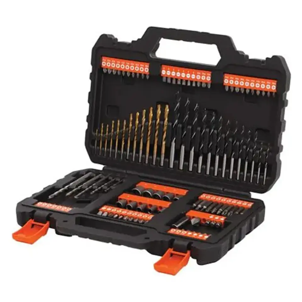 Set 109 Piezas Atornillar y Taladrar Black+decker 1