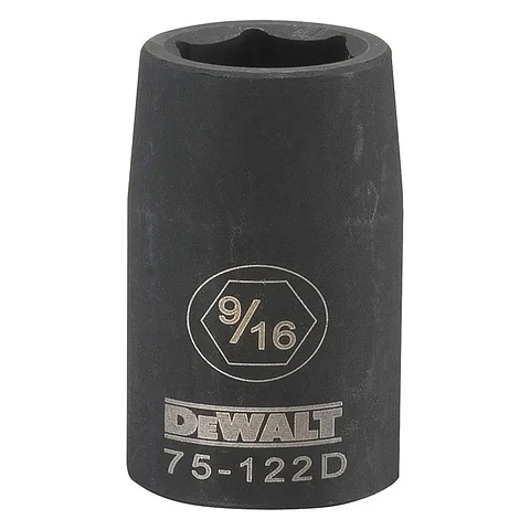 Dado de Impacto 9/16" 6P Encastre 1/2" DeWalt