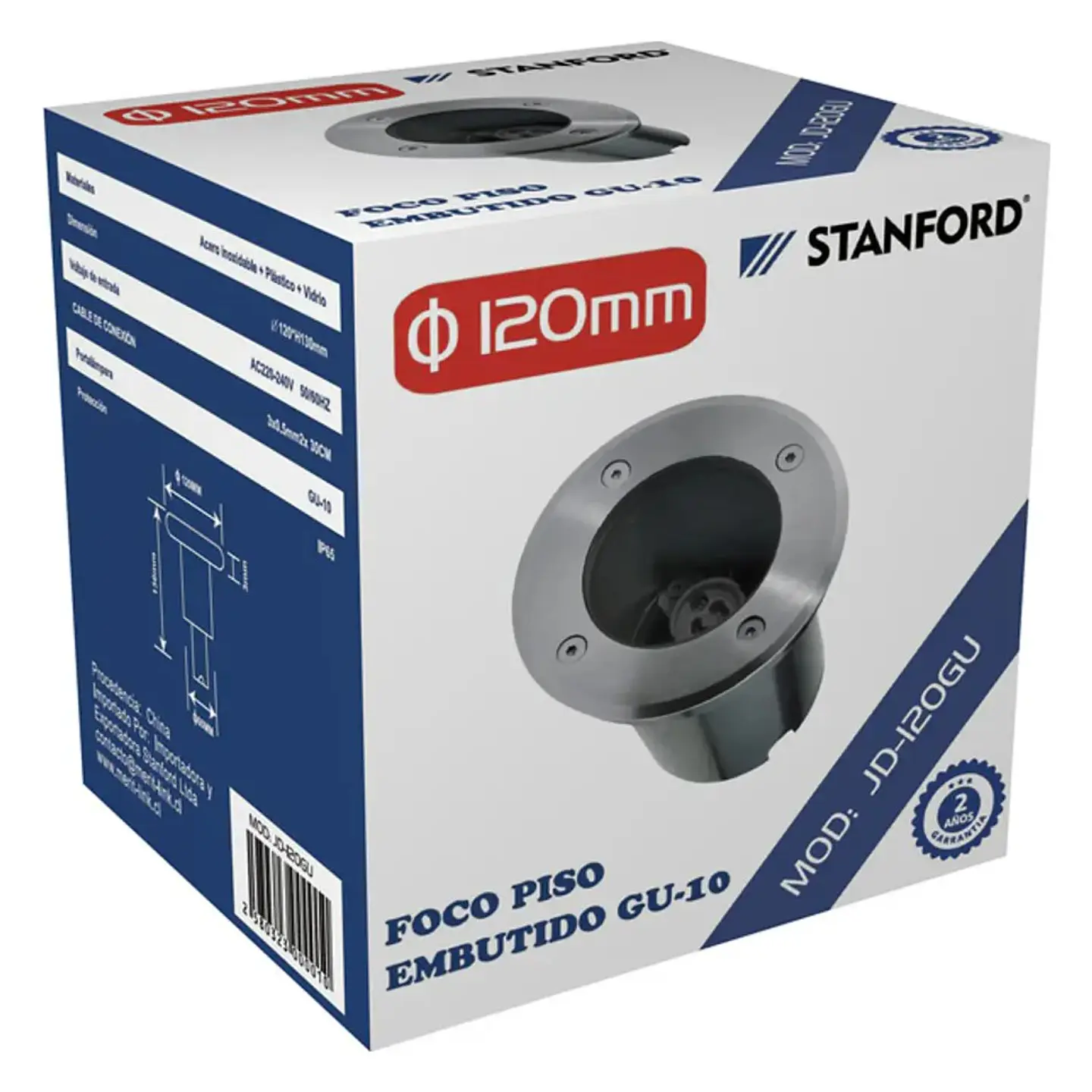 Foco de Piso GU-10 Stanford 1