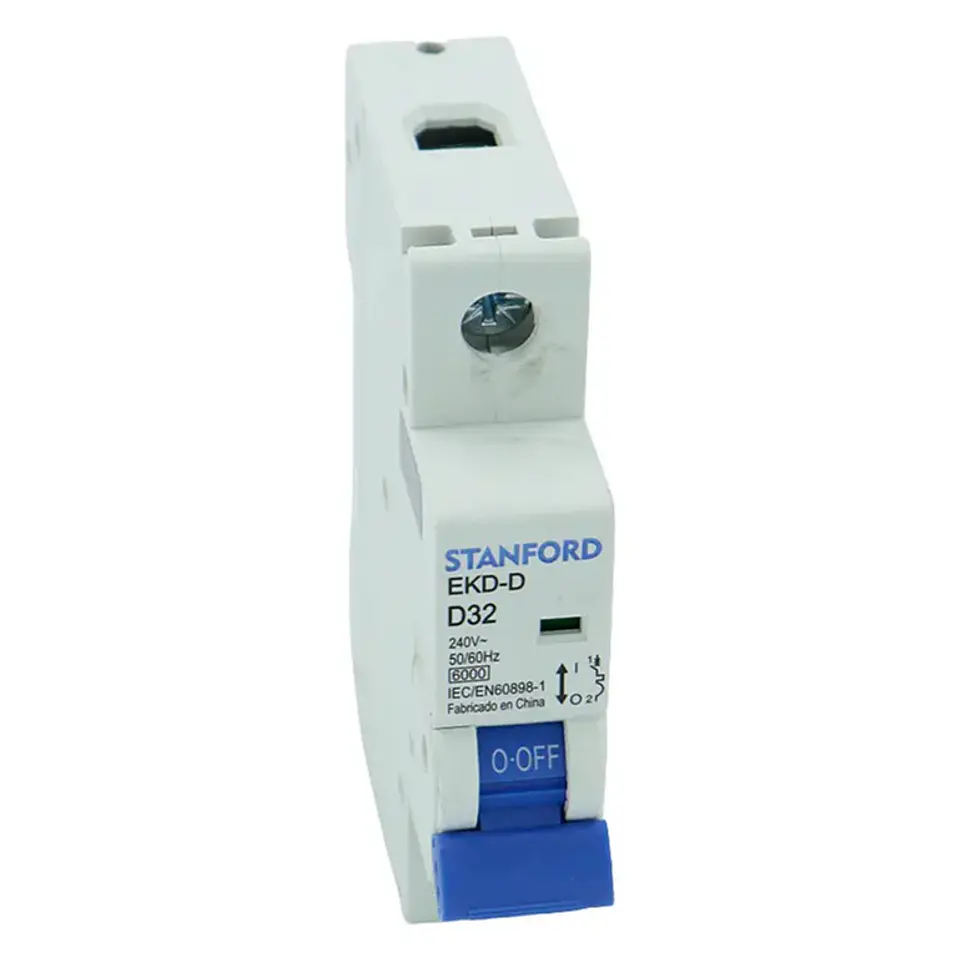 Interruptor Automatico 6KA. Curva D. 1X32A Stanford 1