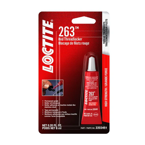 Loctite 263 Trabador de Roscas Alta Resistencia 250 ml